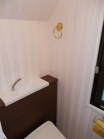 奥様こだわりのエレガントなトイレに